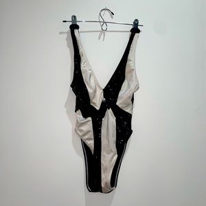 Vintage swimsuit with matching skirt